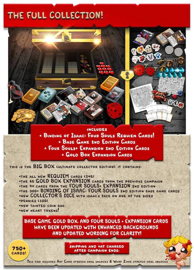 The Binding of Isaac: Four Souls Requiem - Ultimate Collector's Box (Kickstarter Edition)