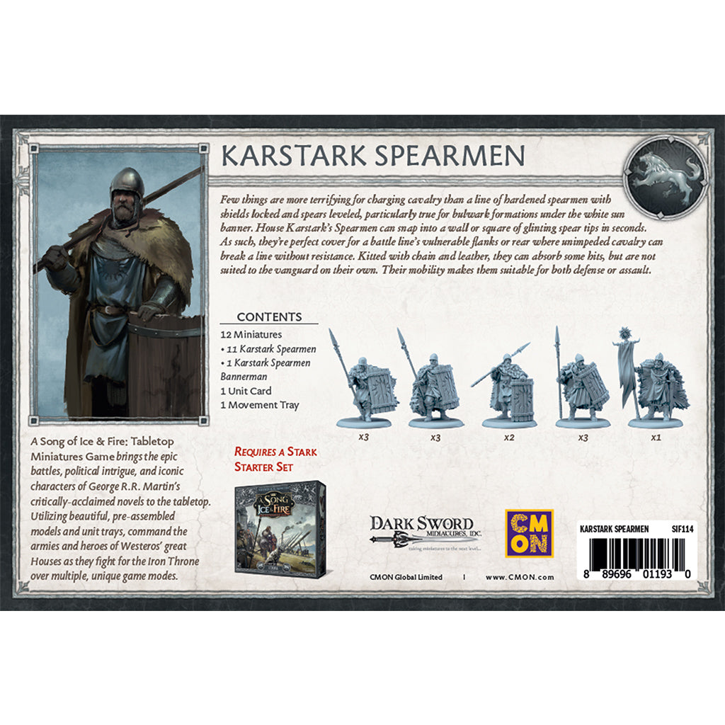 A Song of Ice & Fire: House Karstark Spearmen