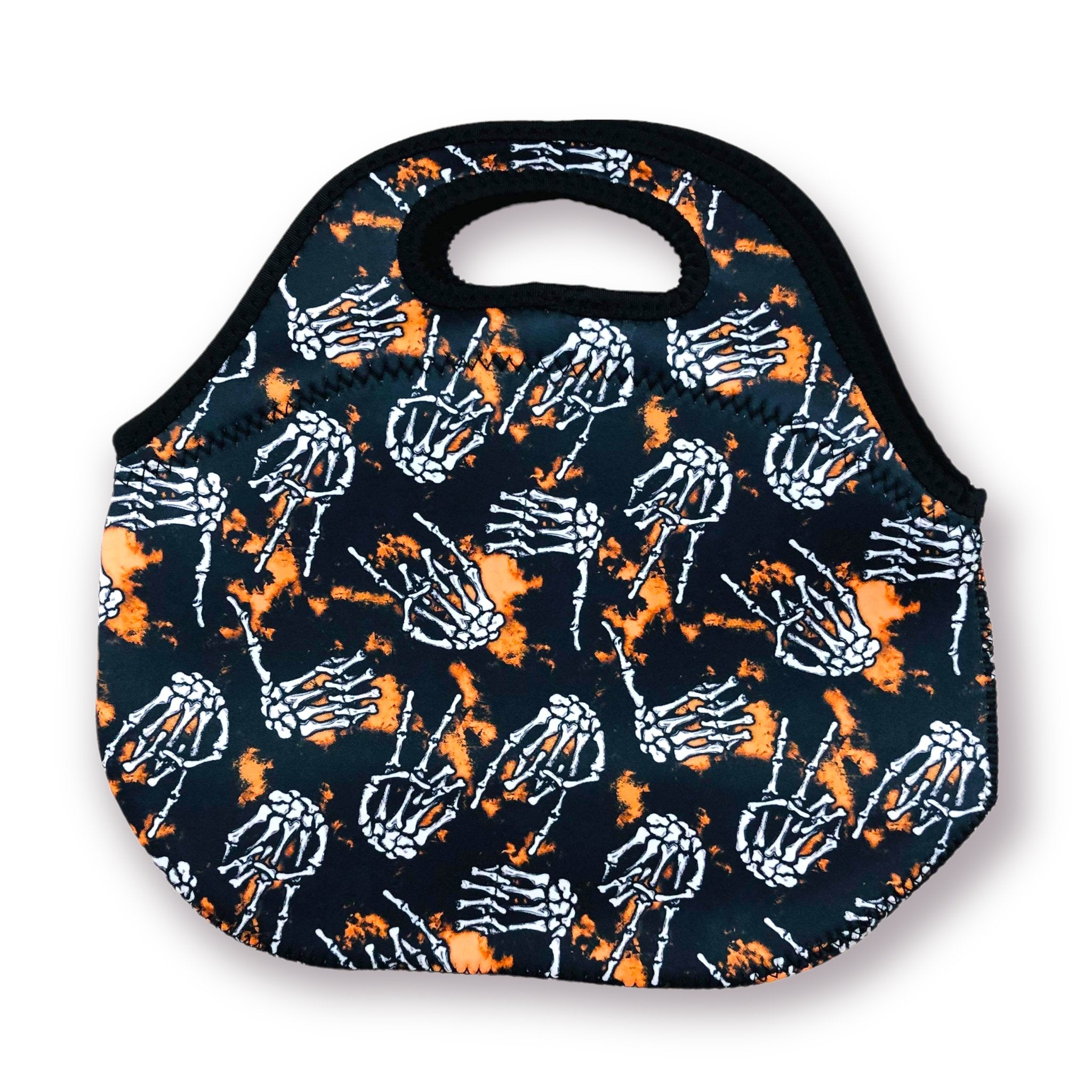 Skeleton Hands Lunch Bag Tote