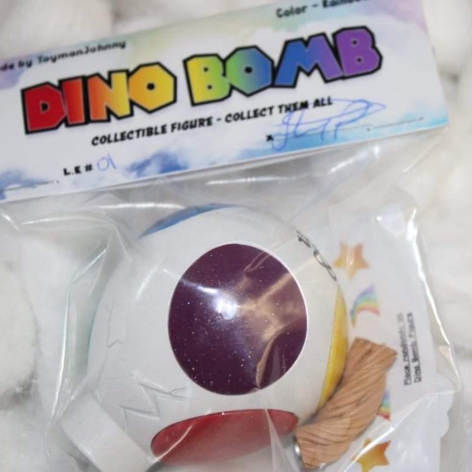 DINO BOMB by ToymanJohnny: "2022 Rainbow Road" [Edition Size: LE22] Spastic Collectibles Exclusive