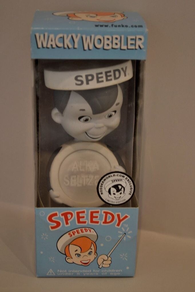 Speedy (Black & White) Nodderworld Exclusive Funko Wacky Wobbler