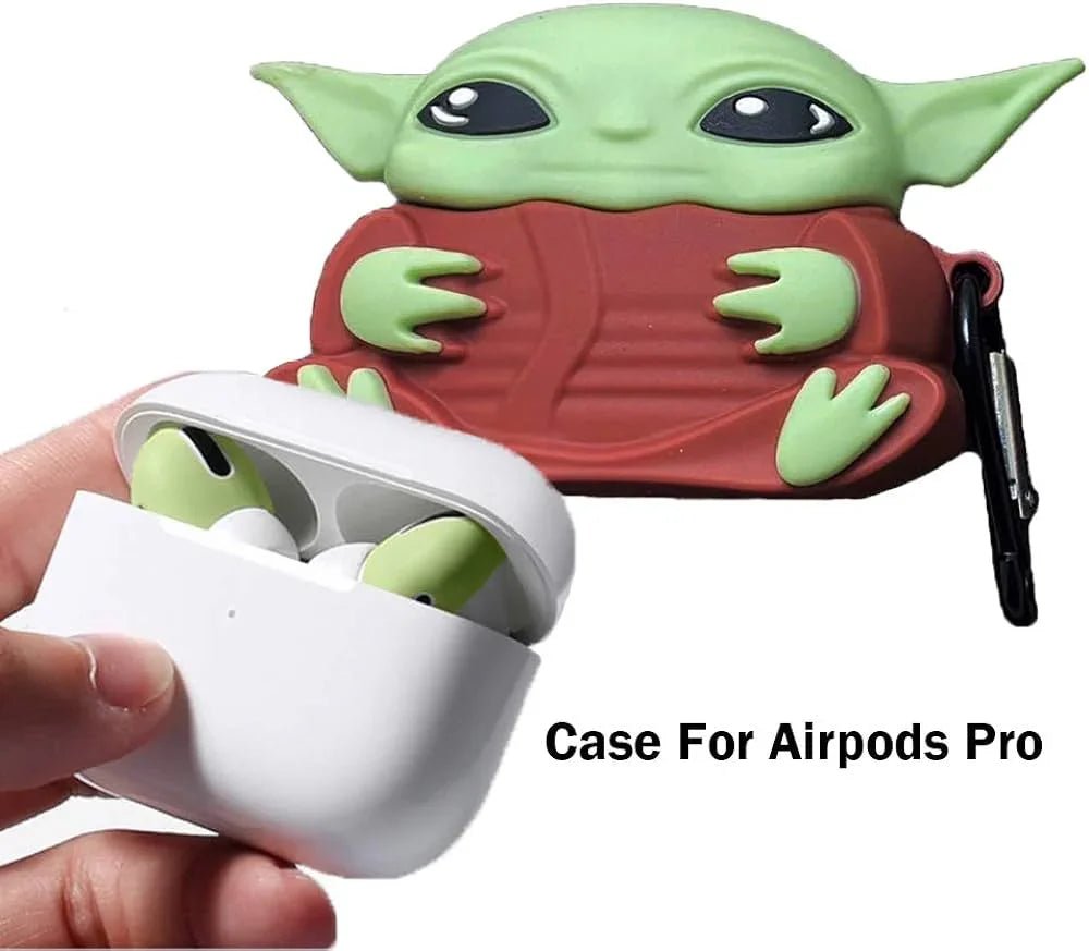 Star Wars Airpod Case Mandalorian Baby Yoda Grogu Silicon bumper
