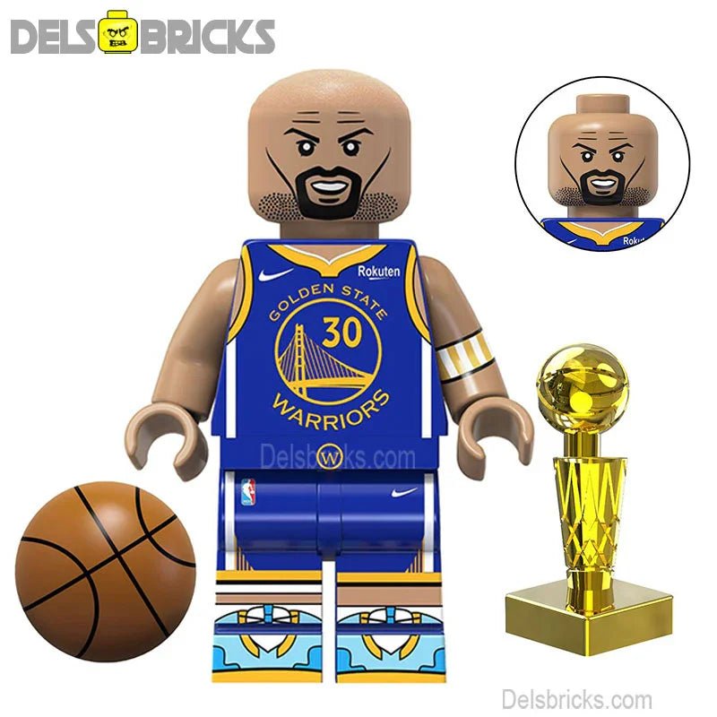 Stephen Curry Lego Minifigures Custom Toys Sports Icons NBA Basketball