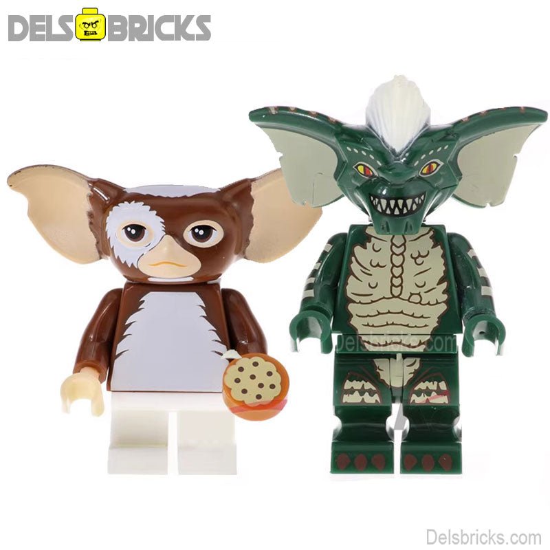 Stripe & Gizmo from Gremlins Mogwai Lego Minifigures Custom Toys