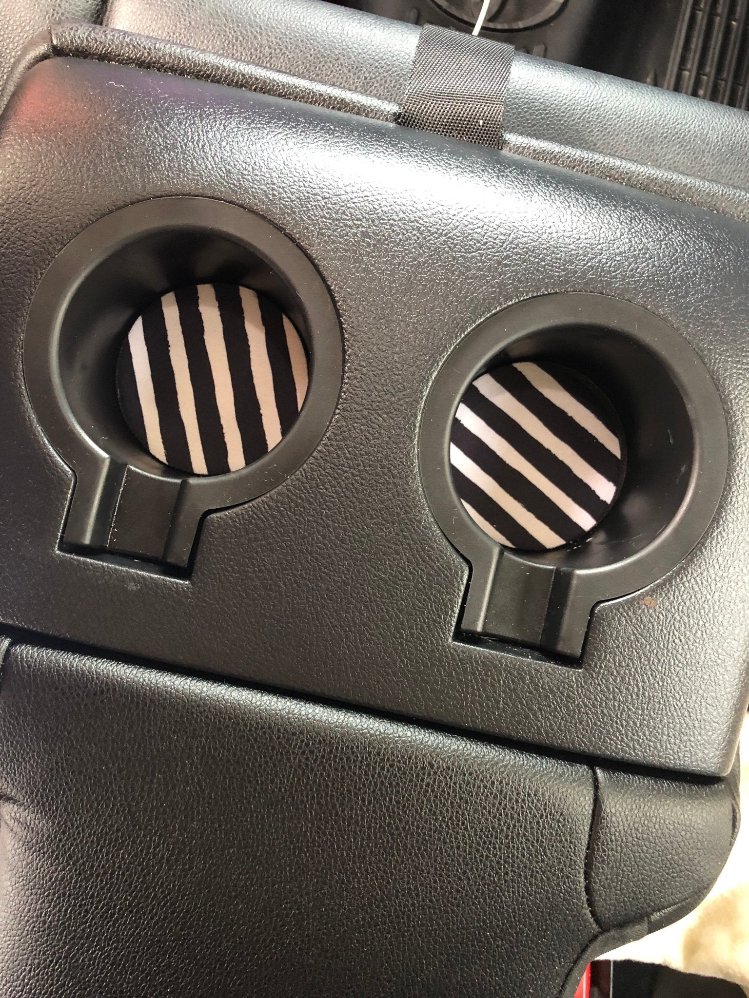 Stripes Neoprene Car Coasters