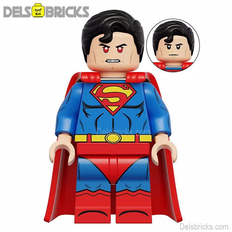 Superman Man of Steel Lego Minifigures Custom Toys