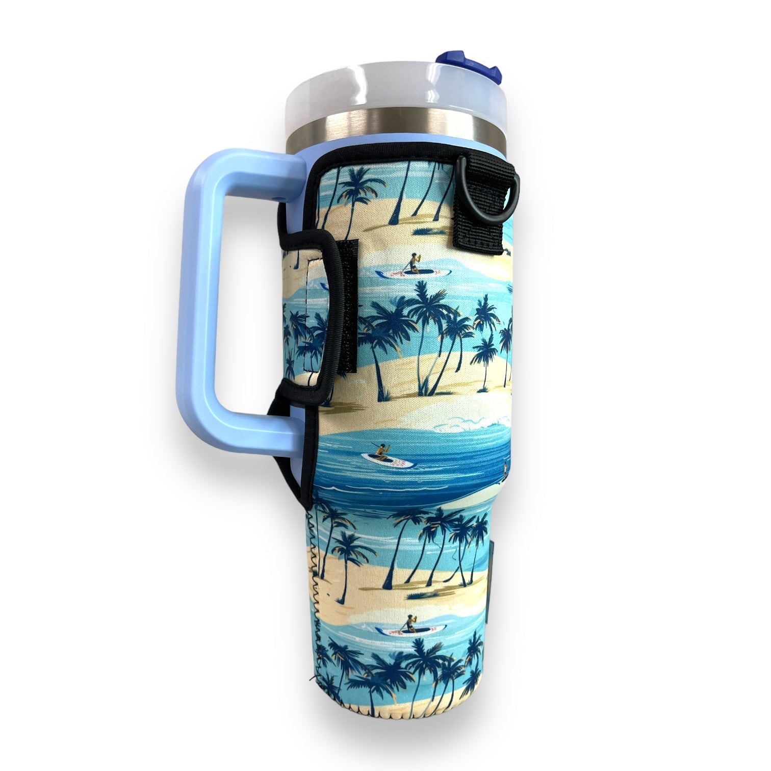 Surf 40oz Tumbler With Handle Sleeve