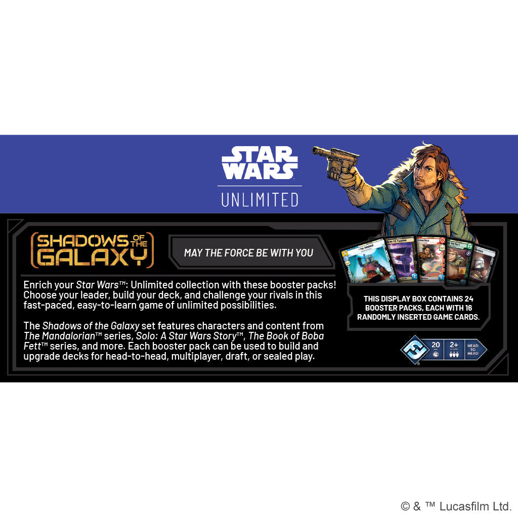 Star Wars: Unlimited - Shadows of the Galaxy Booster Pack