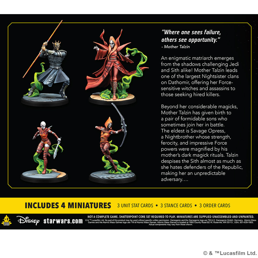 Star Wars Shatterpoint: Witches of Dathomir - Mother Talzin Squad Pack