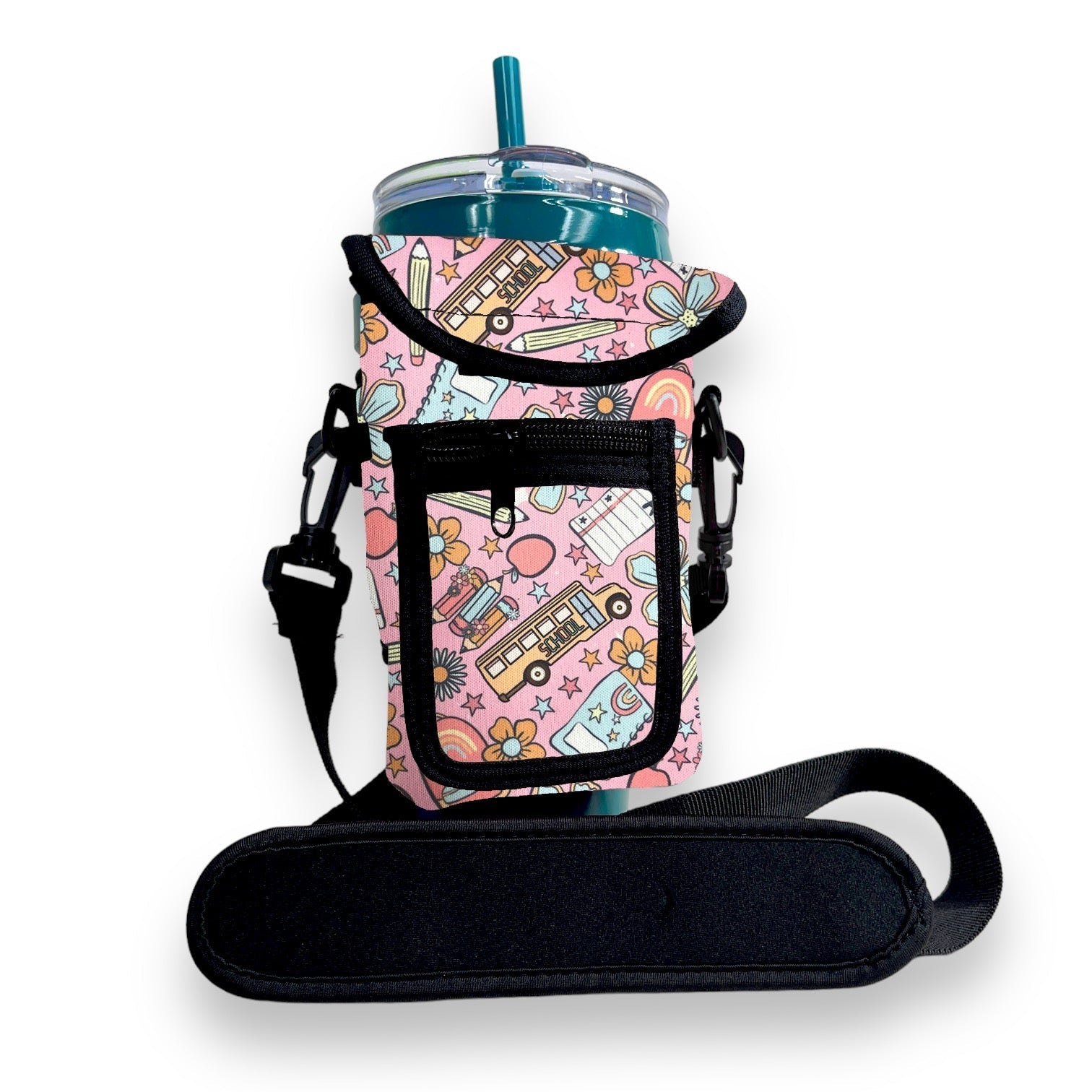 Teacher Back to School Wrap Around Drink Pocket