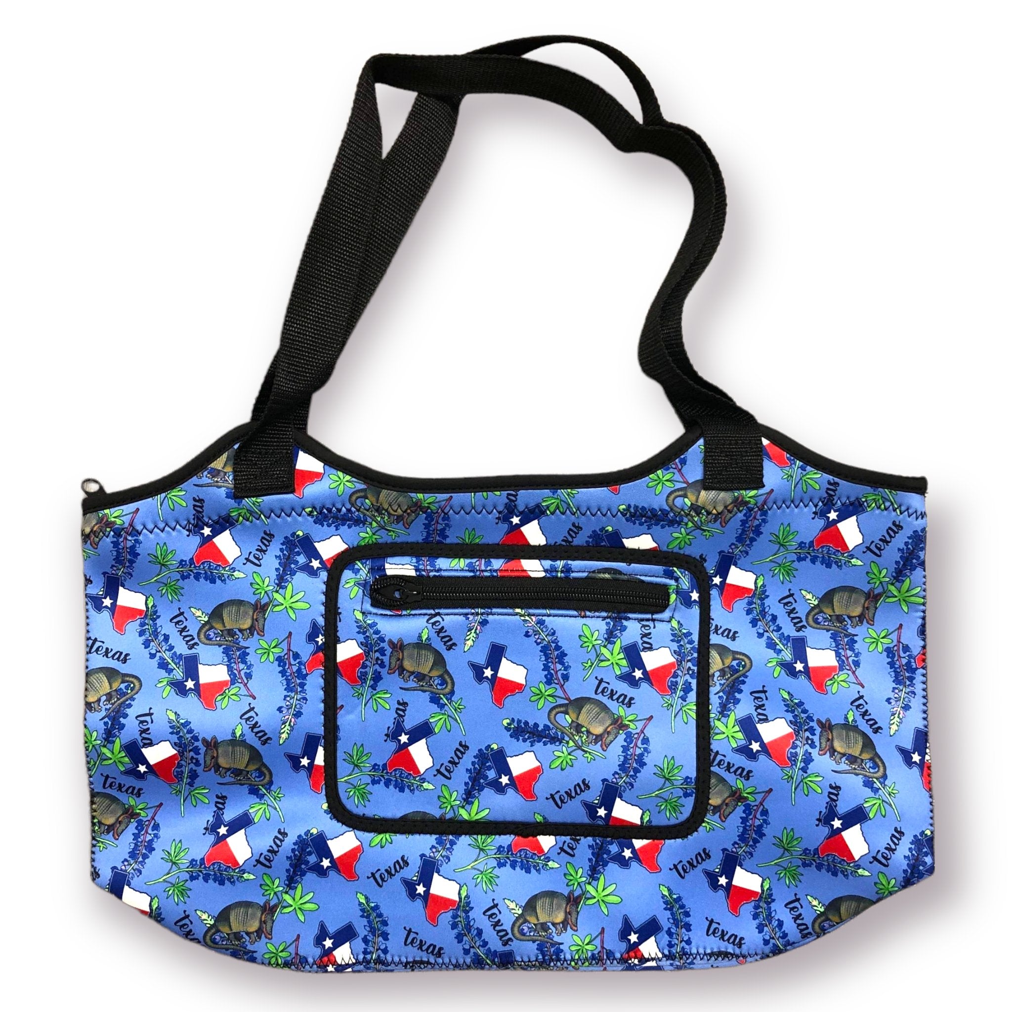 Texas Blue Bonnets Neoprene Tote