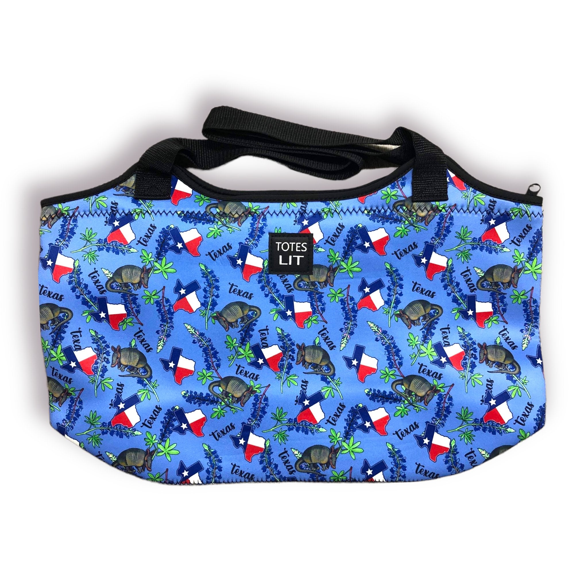 Texas Blue Bonnets Neoprene Tote