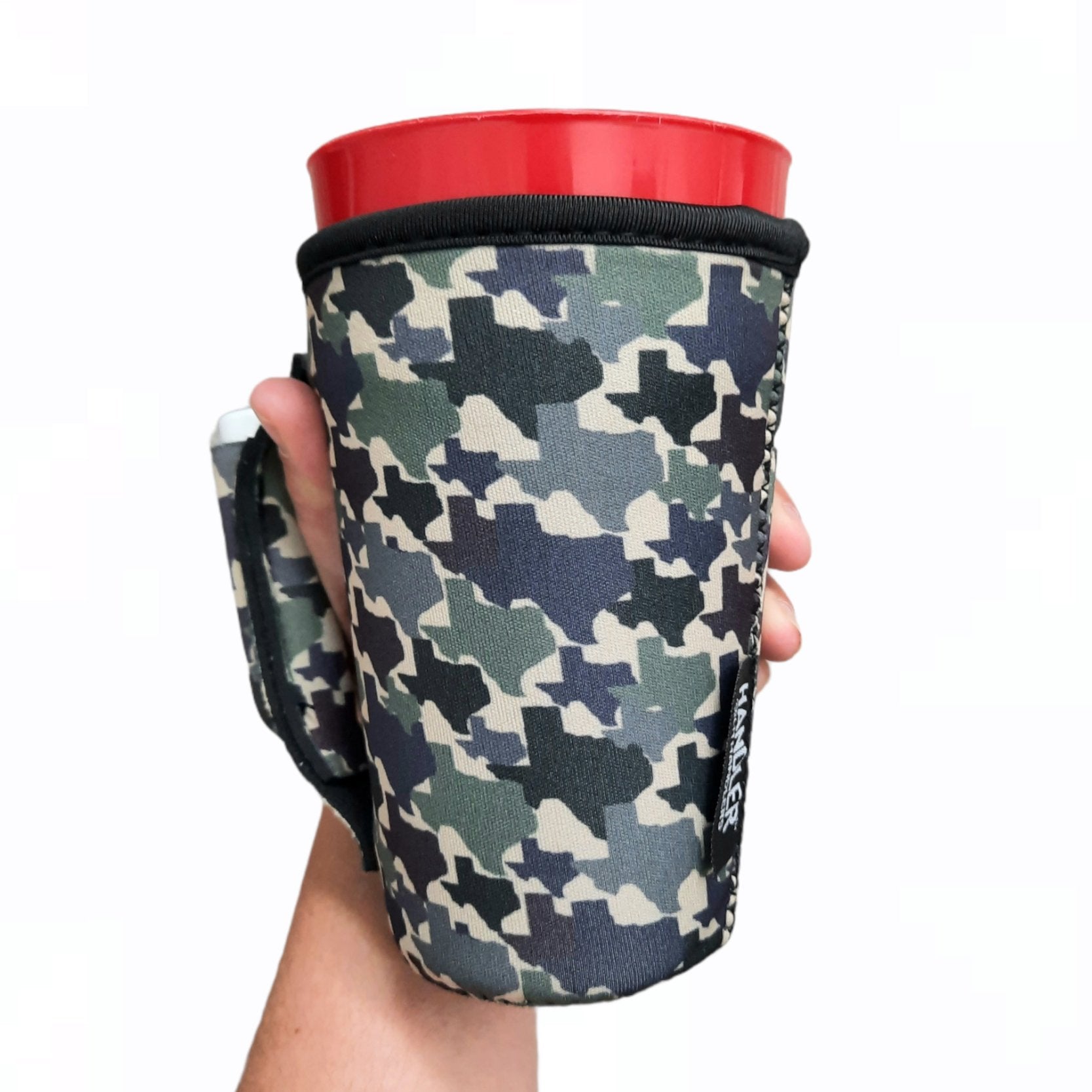 Texas Camo 16oz Pint Glass / Tumbler / Tea / Grande Coffee / Medium Drinks Handler™