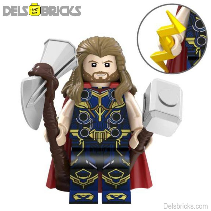 Thor Love & Thunder Avengers Lego Marvel Minifigures Custom Toys 2