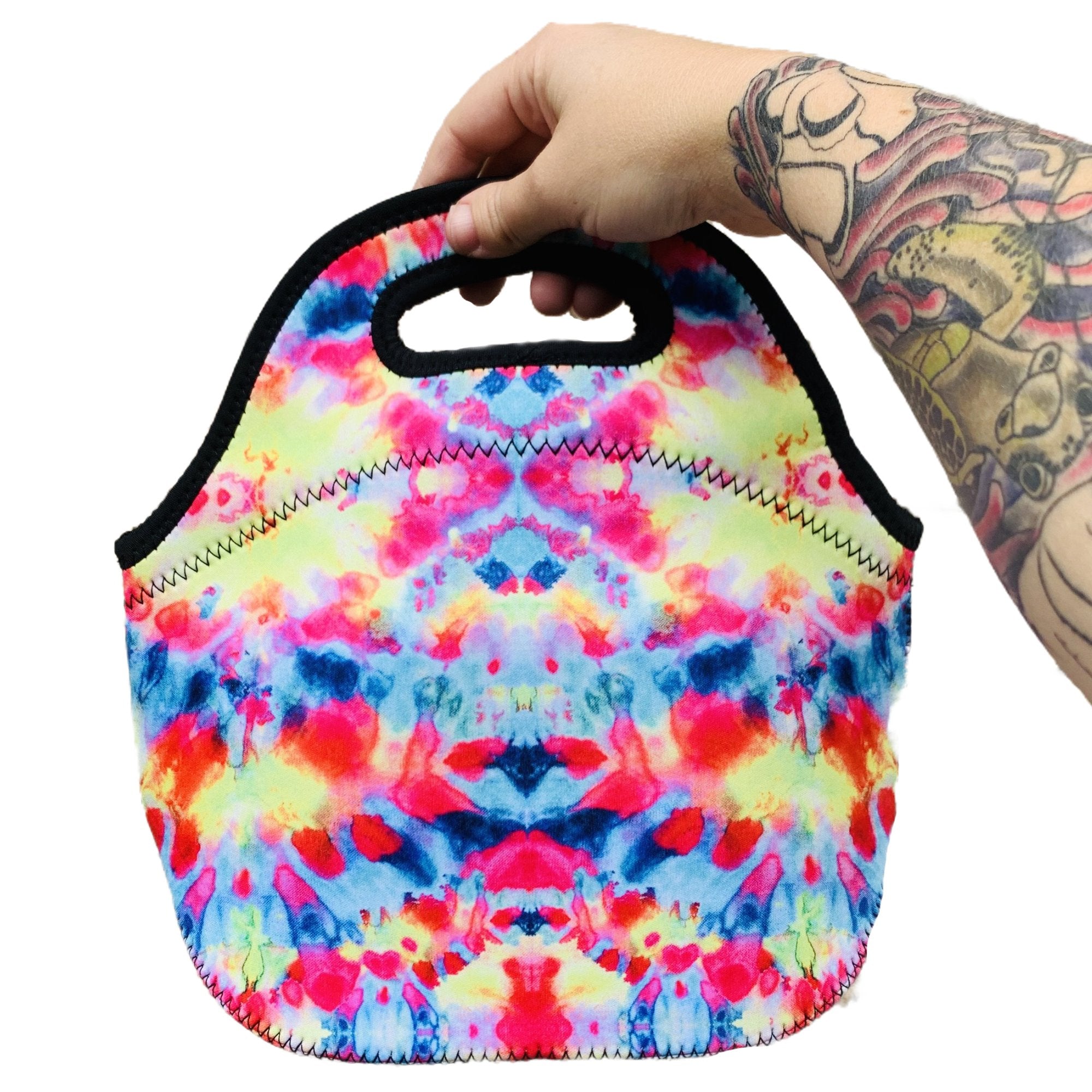 Tie Dye Lunch Bag Tote