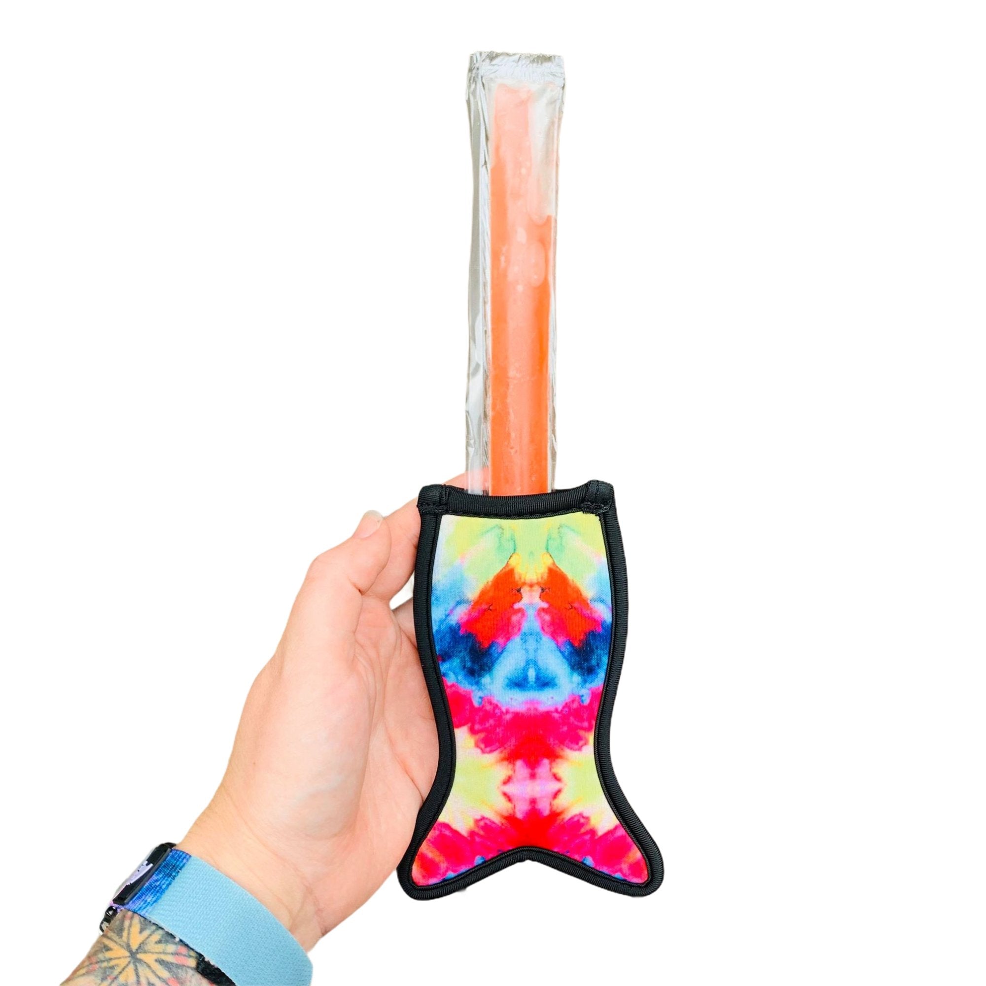 Tie Dye Mermaid Icy Pop Holder