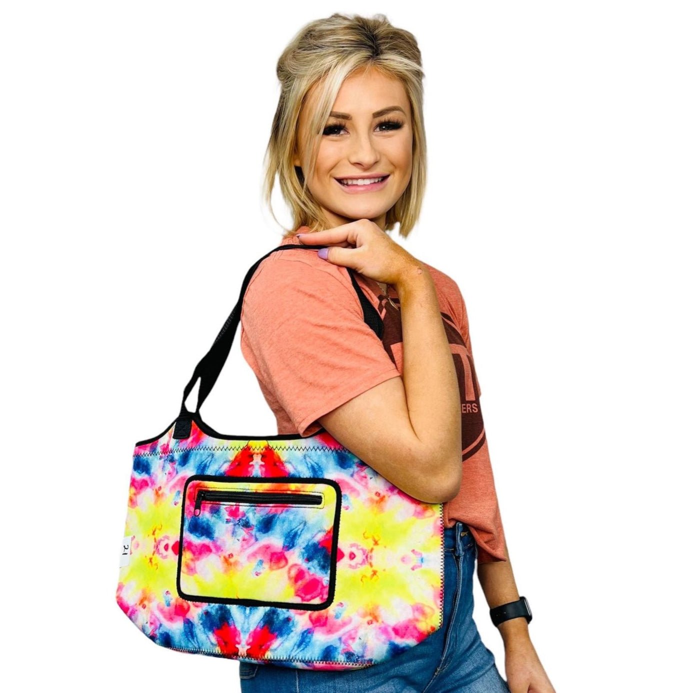 Tie Dye Neoprene Tote