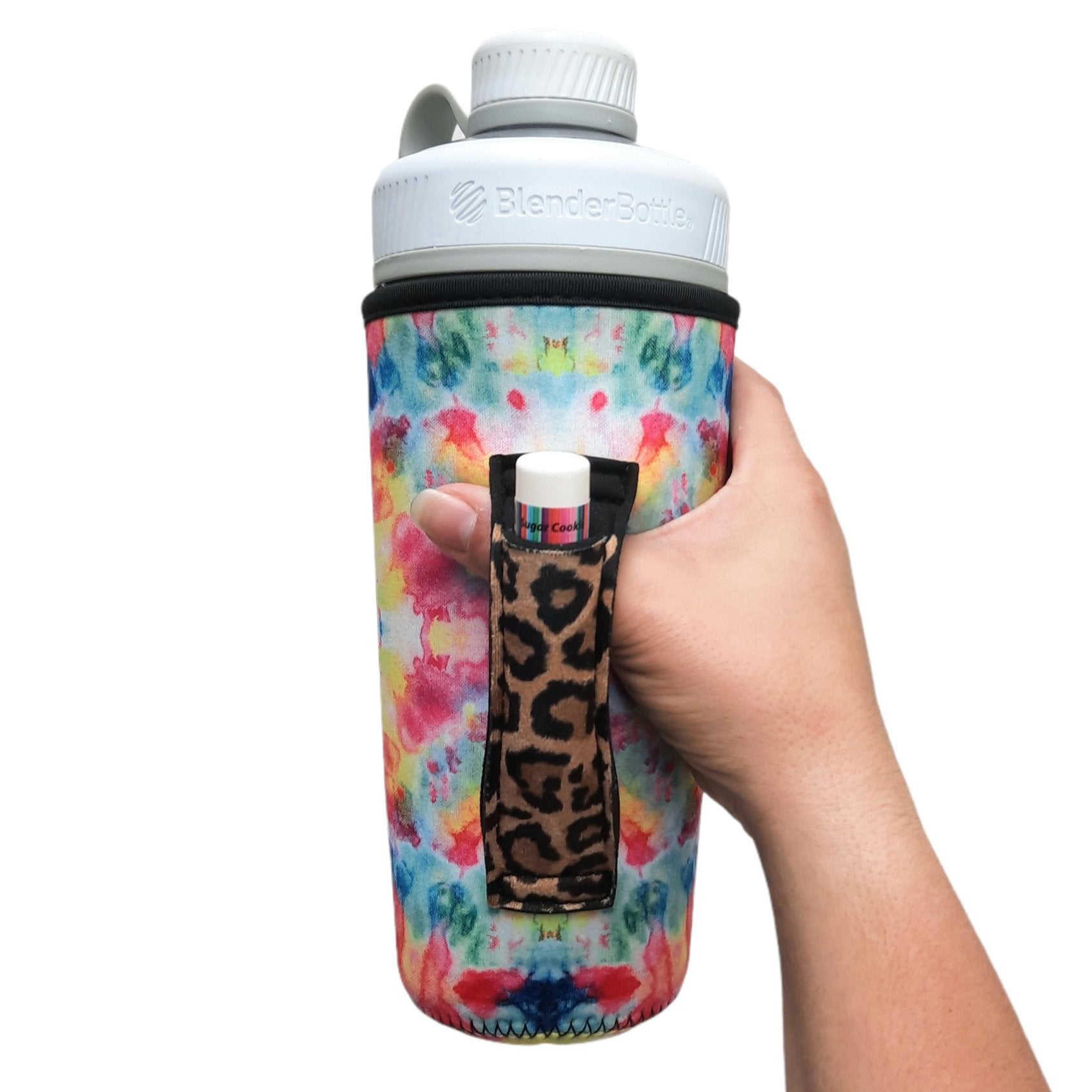 Tie Dye w/ Leopard 30oz Tumbler Handler™