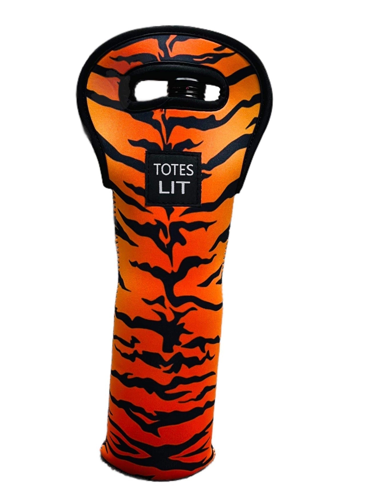 Tiger Stripes Wine Bottle Tote