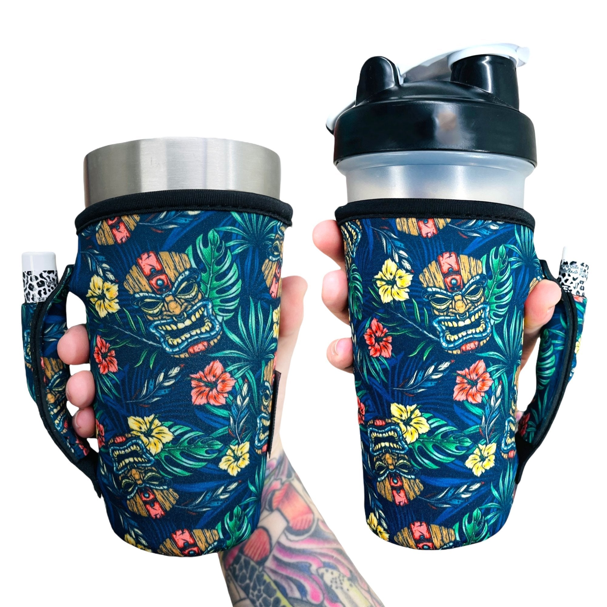 Tiki Tiki 20oz Large Coffee / Tea / Tumbler Handler™