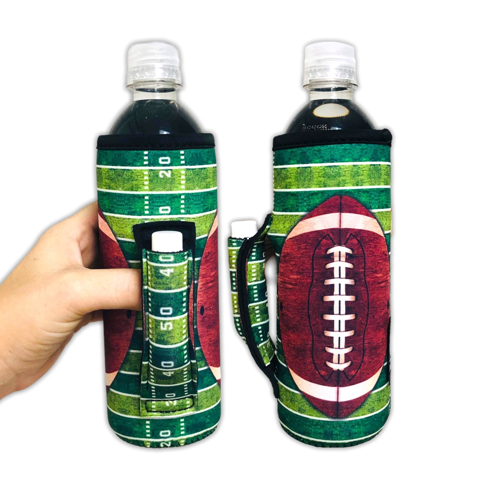 Touchdown 16-24oz Soda & Water Bottle / Tallboy Can Handler™