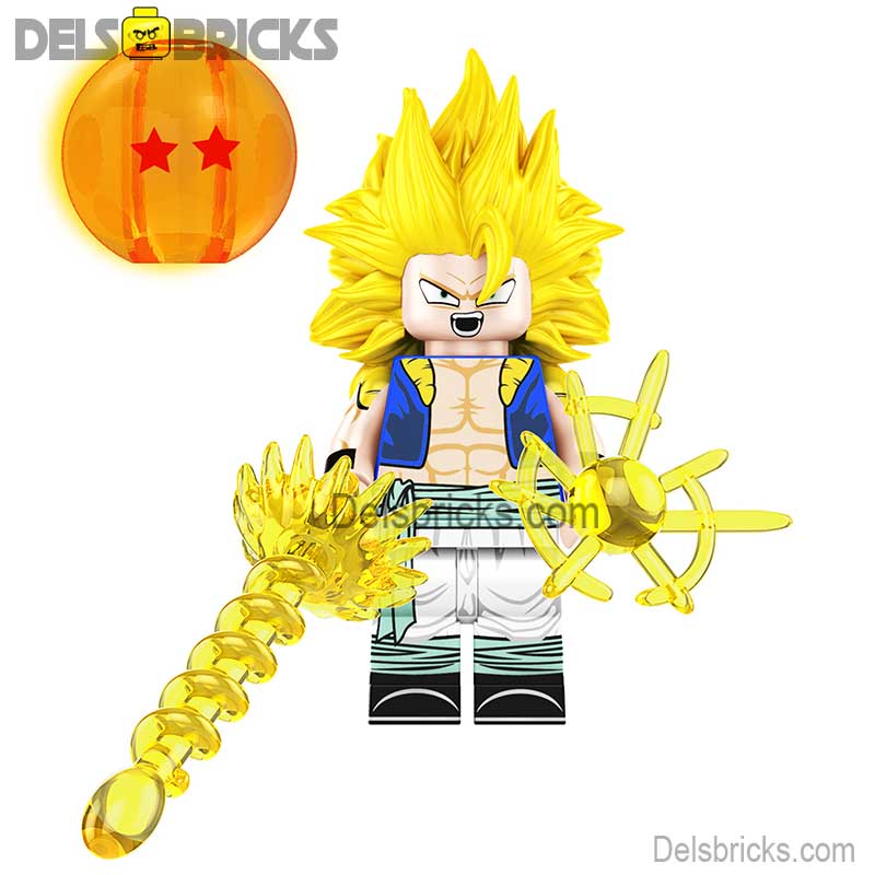 Gotenks Dragon Ball Z Lego Minifigures Anime Custom Toys 2