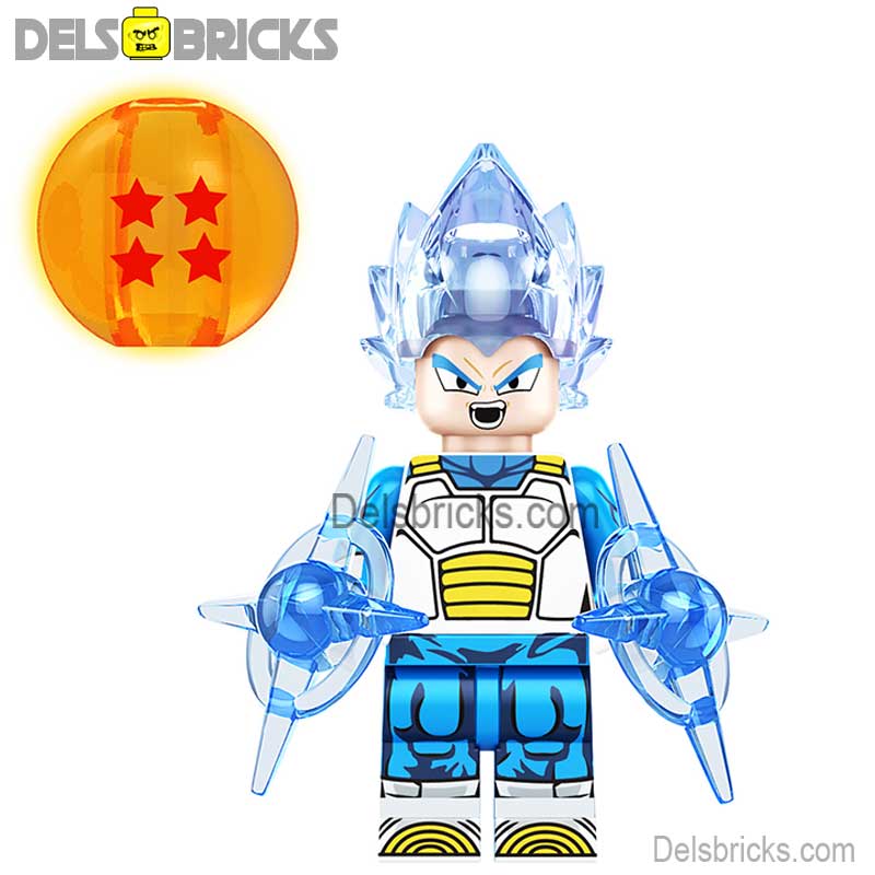 Vegeta 4 Dragon Ball Z Super Lego Minifigures Anime Custom Toys 2