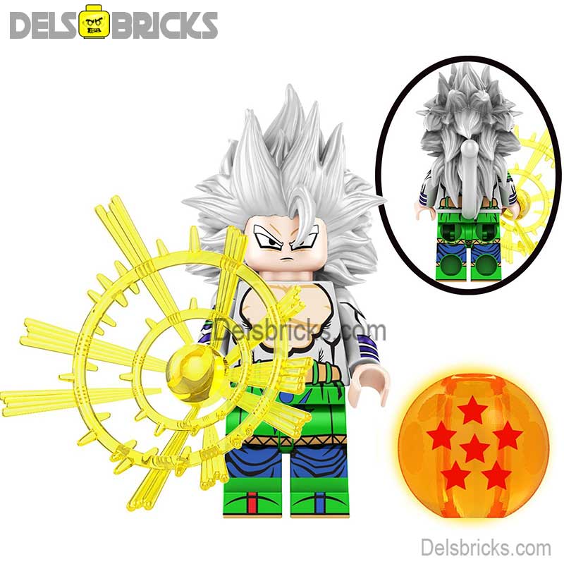 Son Goku 4 Dragon Ball Z Lego Minifigures Anime Custom Toys