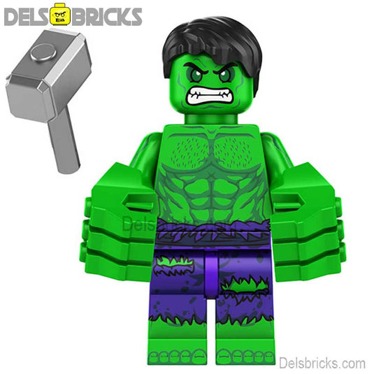 The Incredible Hulk Lego Marvel Minifigures Custom Toys – Silicon