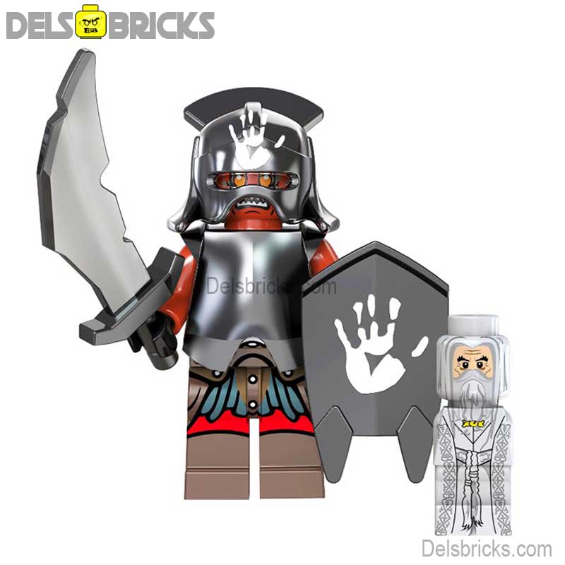 Uruk-hai from Lord of The Rings Lego Minifigures Custom Toys 1