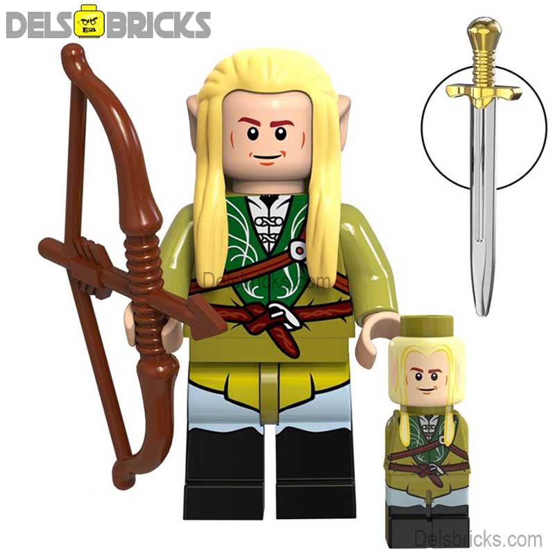 Legolas from Lord of The Rings Lego Minifigures Custom Toys