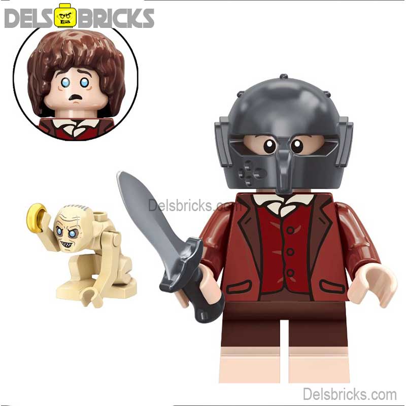 Frodo Baggins from Lord of The Rings Lego Minifigures Custom Toys