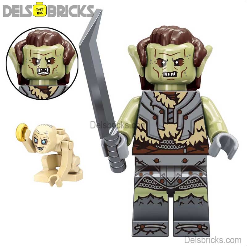 Orcs from Lord of The Rings Lego Minifigures Custom Toys 4