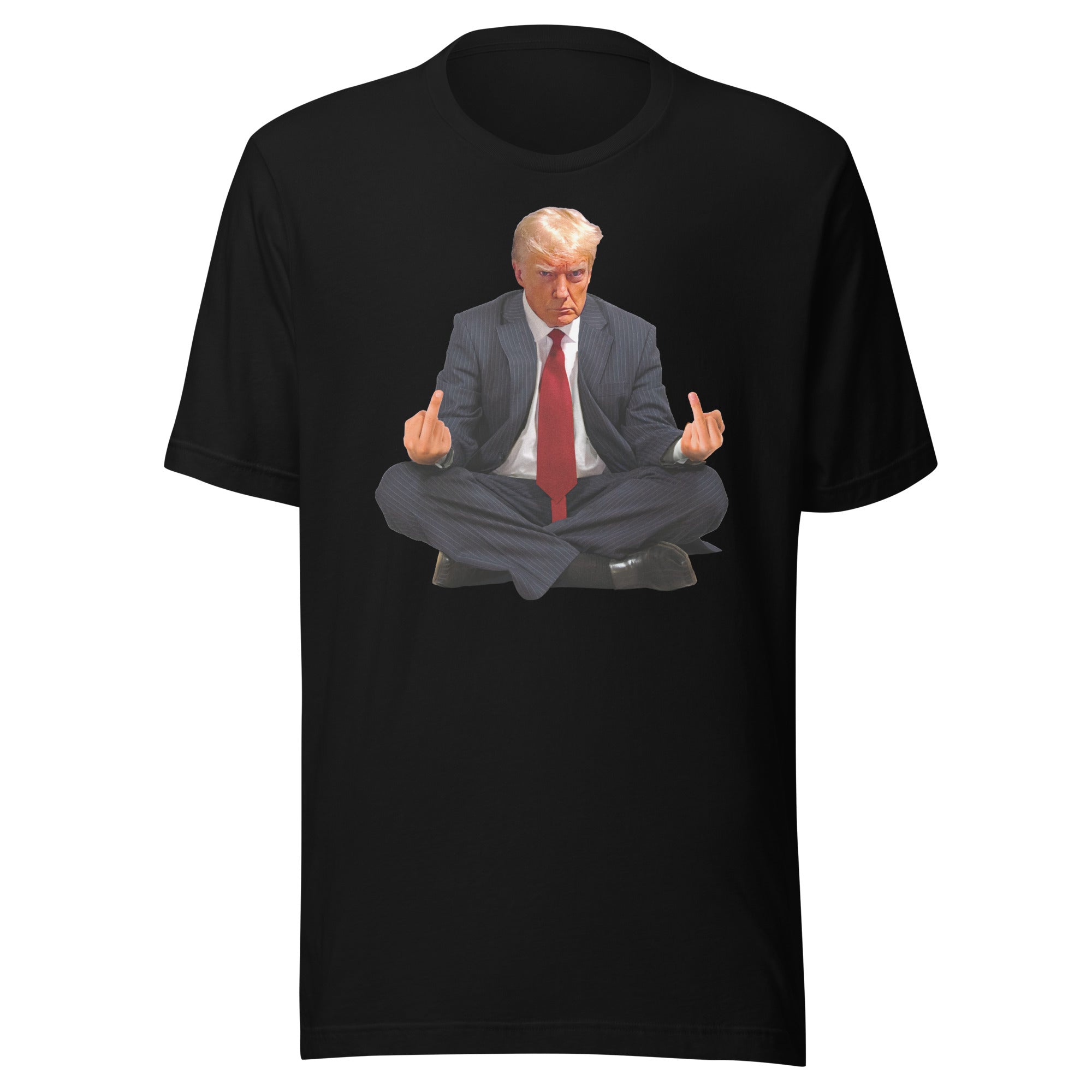 Trump Mugshot Zen Meditation T-Shirt