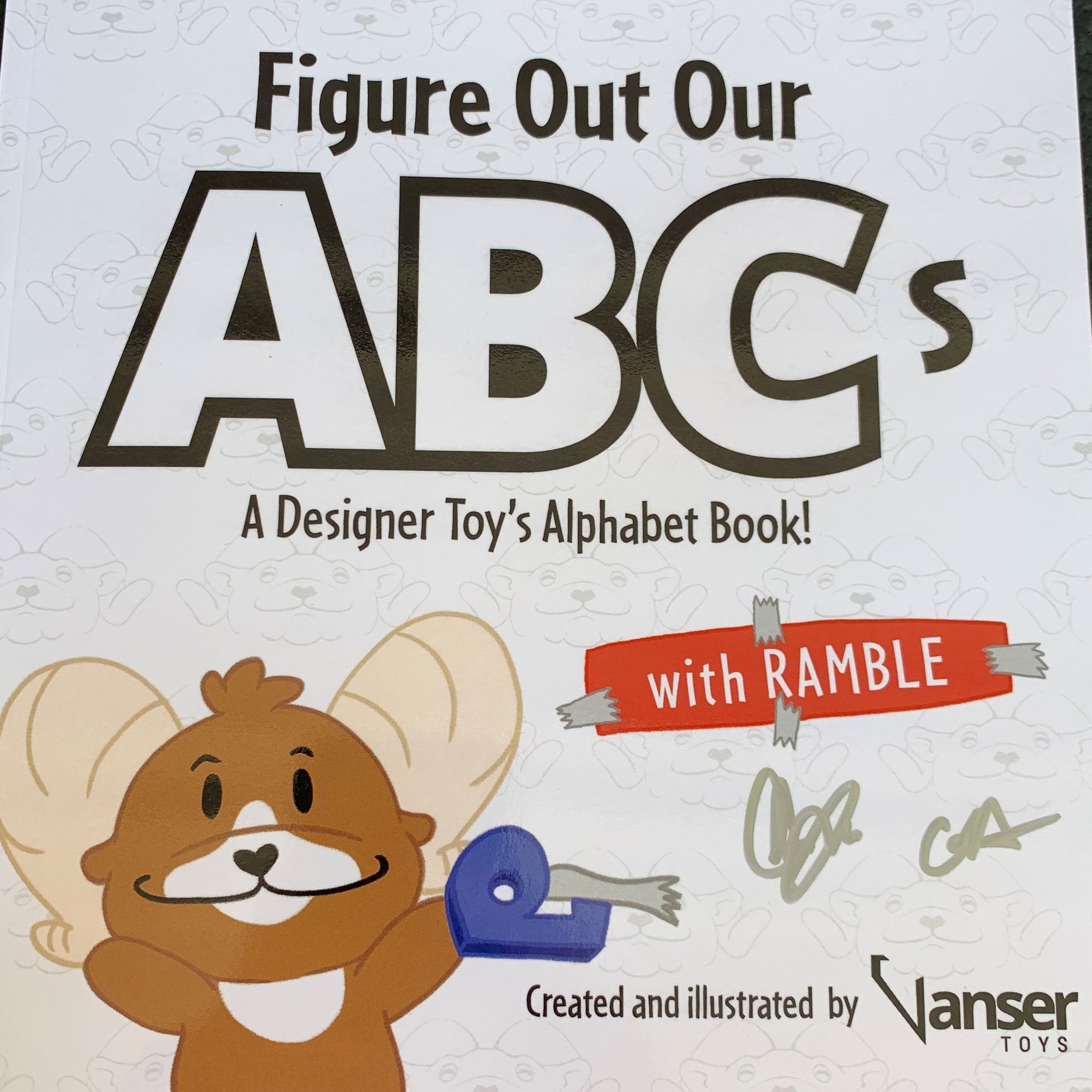 VANSER TOYS (AUTOGRAPHED) Figure Out Our ABCs with Ramble