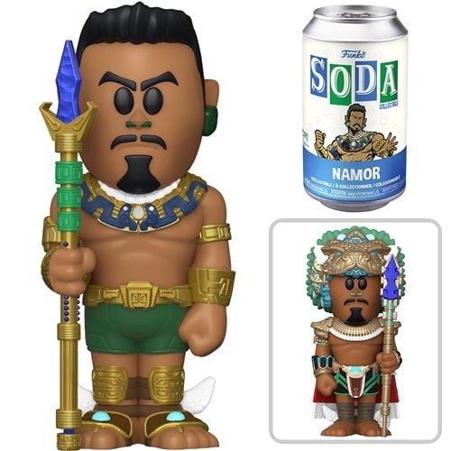 Vinyl SODA: Black Panther Wakanda Forever - Namor (1:6 Chance at Chase) (Order 6 for a SEALED Case)