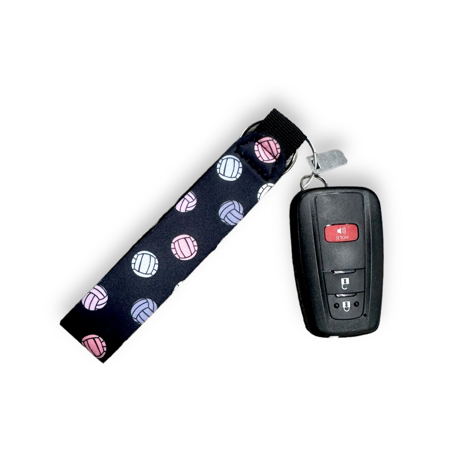 Volleyball Wristlet Keychain