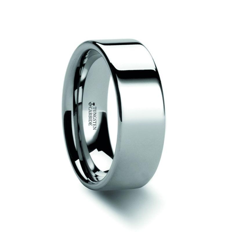 REGINA Wide Flat Style Women's Tungsten Ring - 2mm