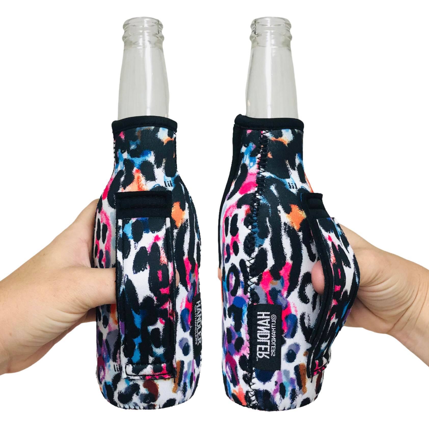 Watercolor Leopard 12oz Bottleneck Handler™