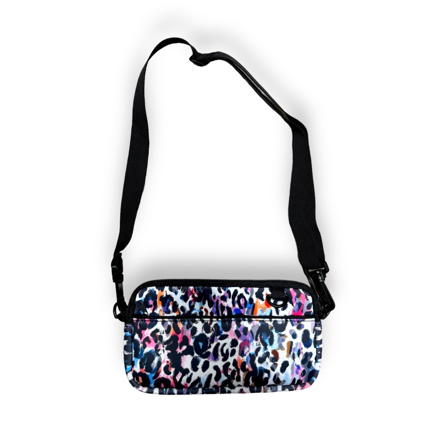 Watercolor Leopard Cross Body Purse