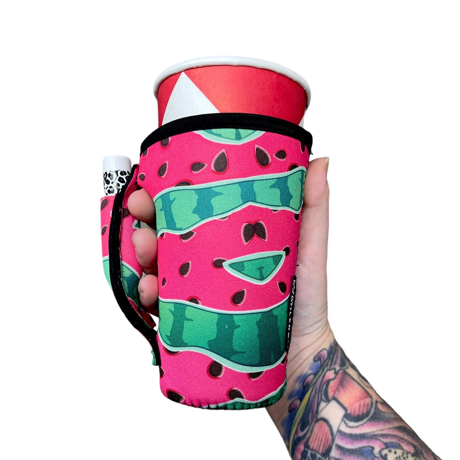 Watermelon 16oz PINT Glass / Medium Fountain Drinks and Hot Coffee Handlers™