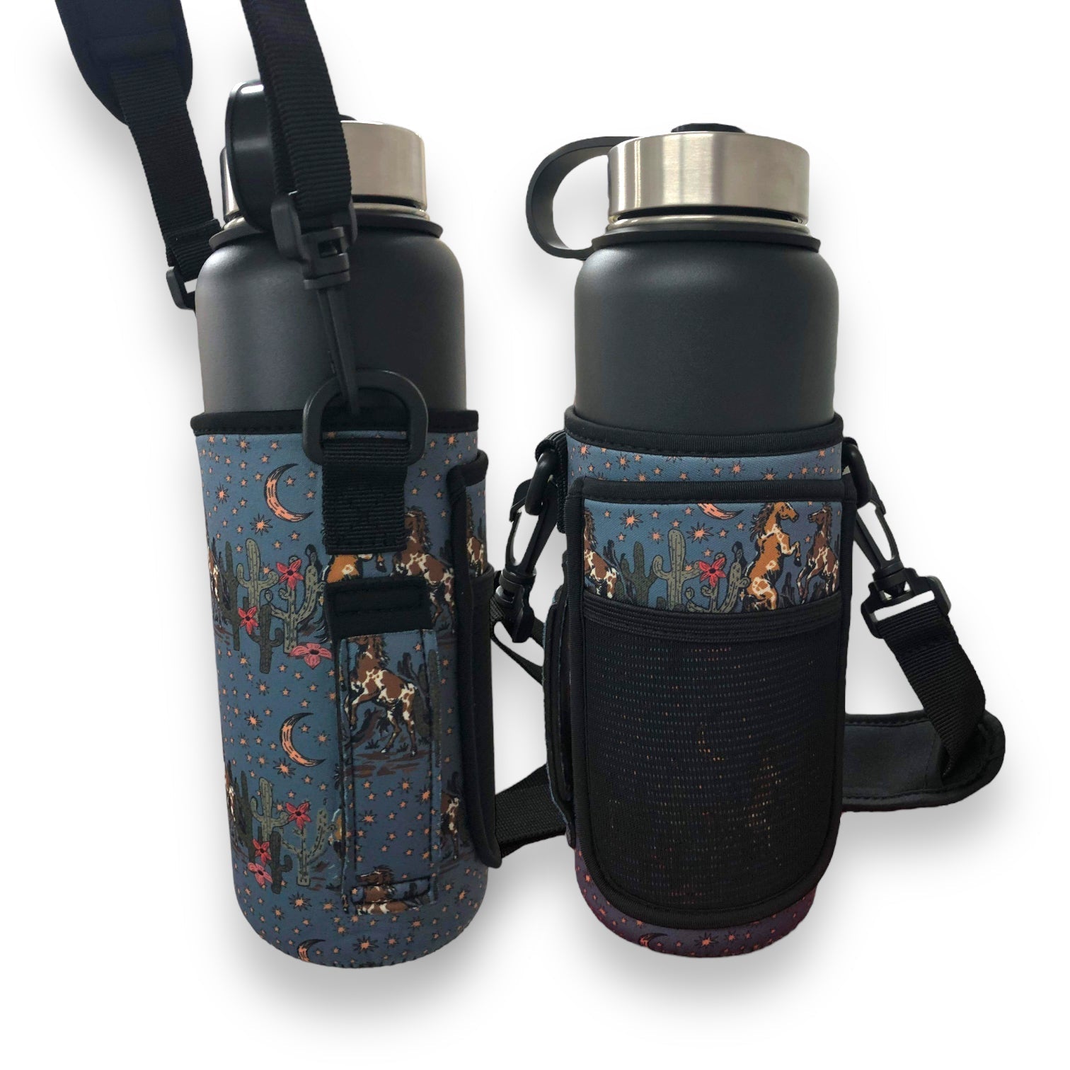 Wild Horses 30-40oz Tumbler Handler™  With Carrying Strap