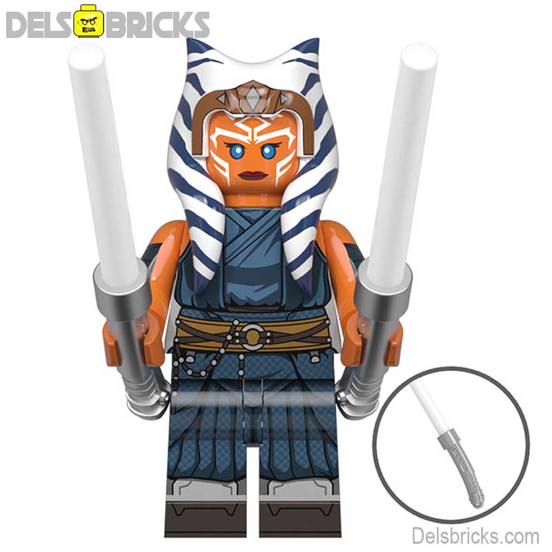 Ahsoka Tano from The Mandalorian Lego Star Wars custom Minifigures