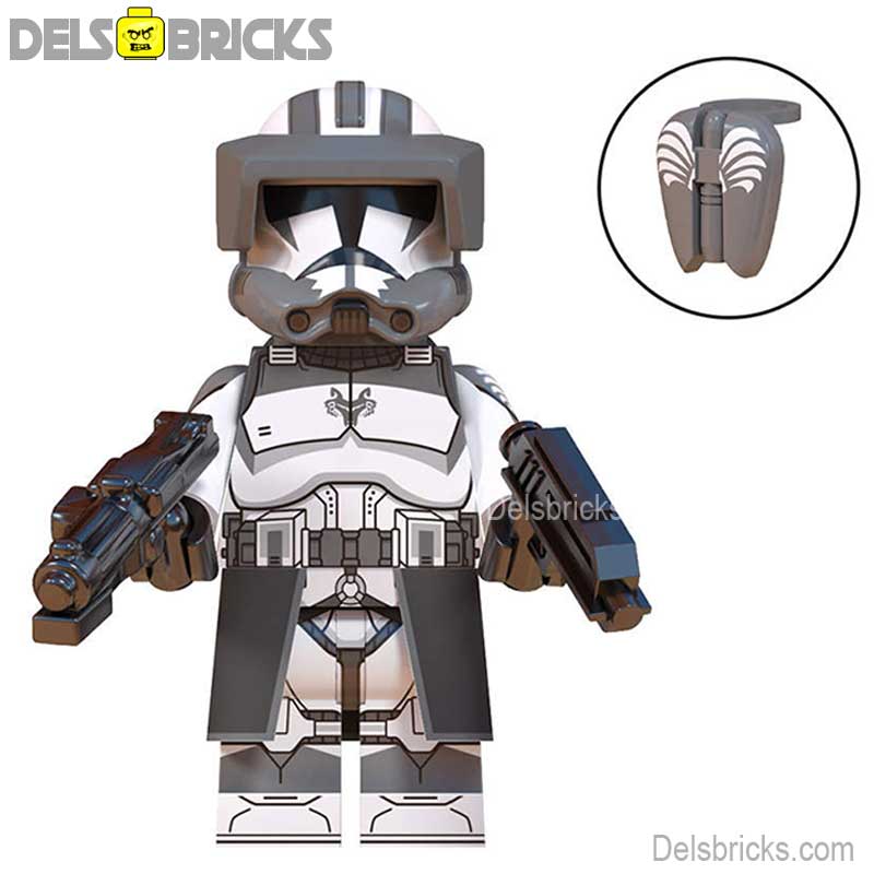 Wolfpack Clone Trooper Commander  Lego Star Wars Minifigures