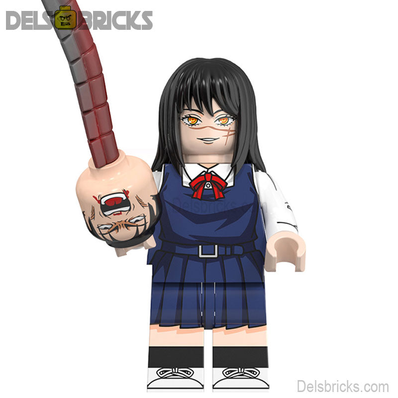 Mitaka Asa from Chainsaw Man Lego Minifigures Anime toys