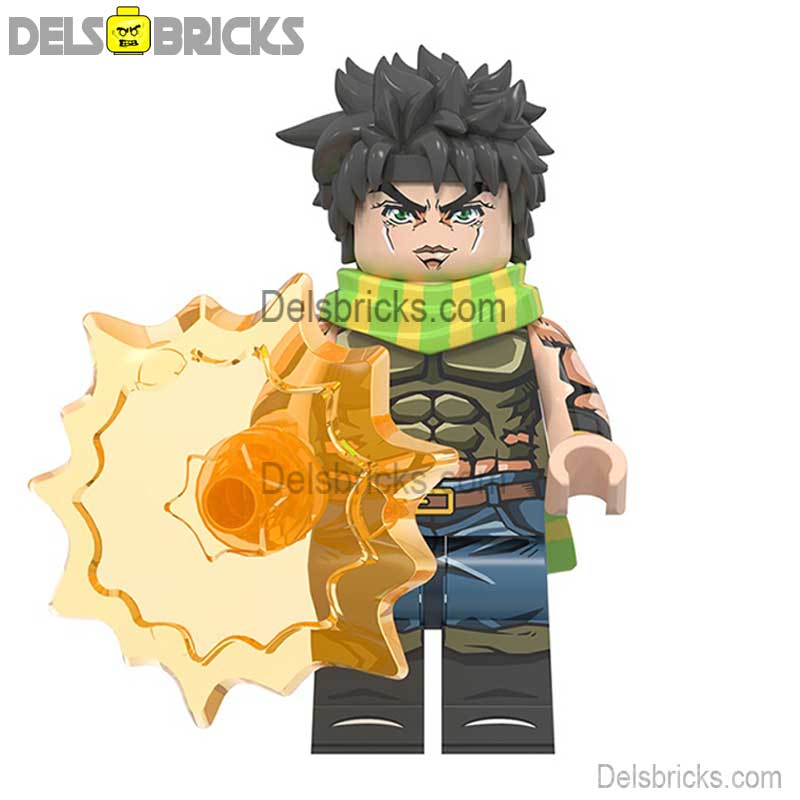 Joseph Joestar JoJo's Bizarre Adventure Anime Lego Minifigures custom toys