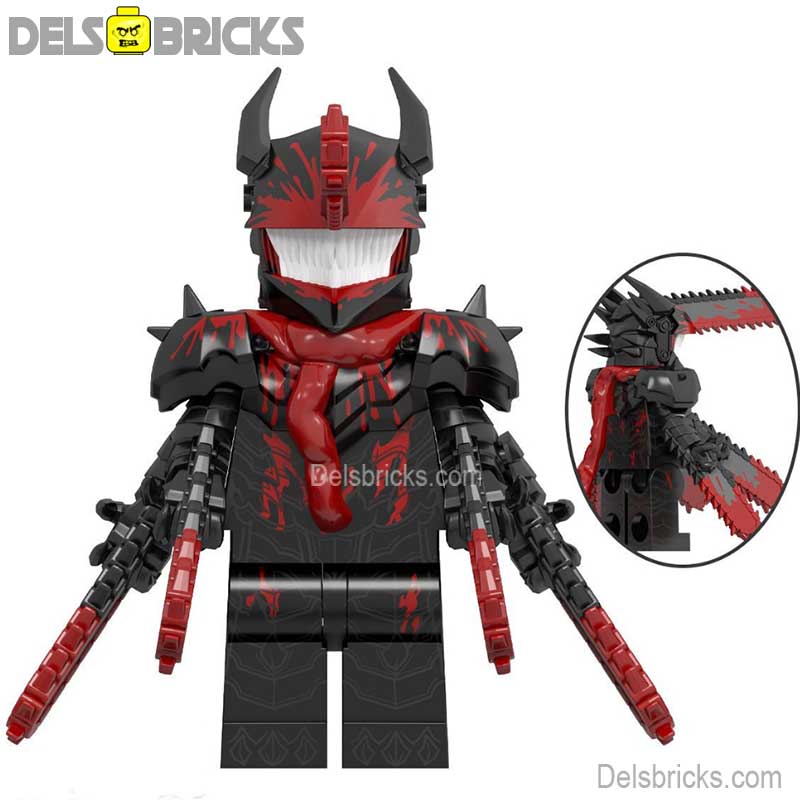 Chainsaw Demon (bloody version) from Chainsaw Man Lego Minifigures Anime toys