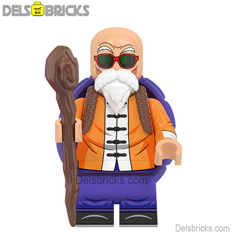 Master Roshi Dragon Ball Z Lego Minifigures Custom Anime Toys New