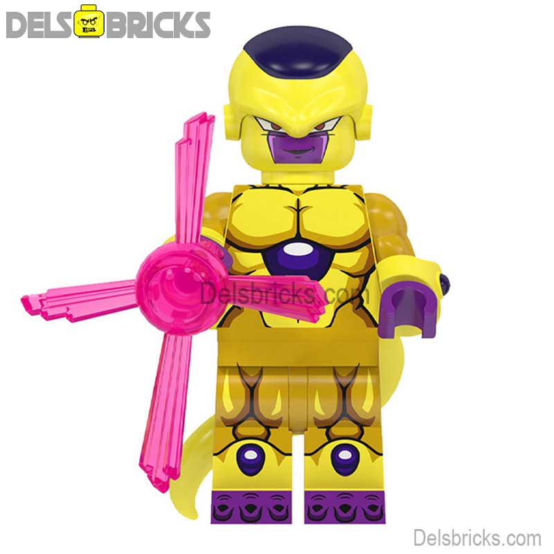 Gold Frieza Dragon Ball Z Lego Minifigures Custom Anime Toys New