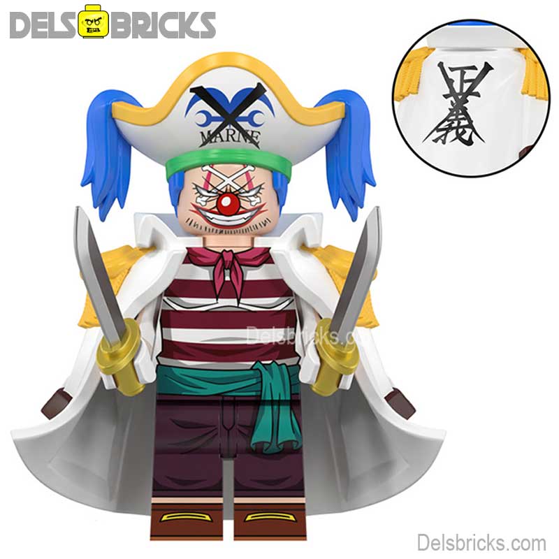 Buggy from ONE PIECE Anime Lego Minifigures custom toys